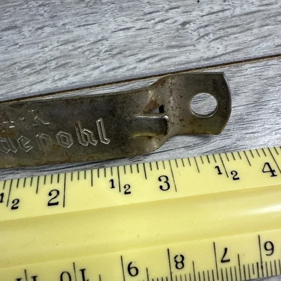 Hudepohl 14-K Beer Bottle and Can Opener VTG Church Key - Picture 4 of 7